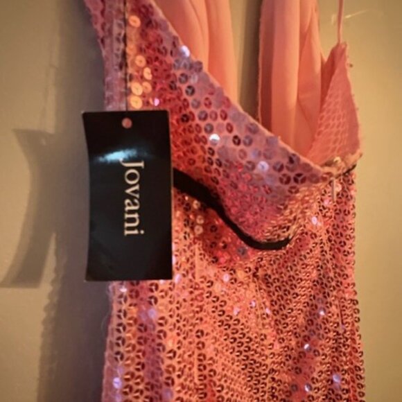 NWT Vintage Y2K Jovani Sequin Halter Dress - Picture 3 of 4